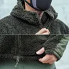 Mege Тактическая медвежья кожа Медвежья флисовая куртка Lg Флисовая толстовка с капюшоном в стиле милитари США Рабочие пальто Открытый камуфляж Теплые толстовки K3ZS #