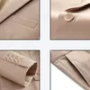 2023 Fi New Men's Boutique Busin Slim Solid Color Suit Set / Male Slim Fit Double Split Dr Blazers Jacket Pants Vest V0kS#