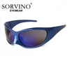 Sonnenbrille Sorvino Retro Wrap Big Frame Sport Drive Men Shades Sonnenbrille Trend Goggle Y2K Frauen Männliche Hüfte