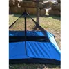 Палатки и укрытия для кемпинга на открытом воздухе с нижней дверью на молнии, палатка с защитой от комаров и насекомых, портативная треугольная палатка