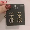 Charm Spring New Stud Boucle d'oreille Designer Boucles d'oreilles en diamant 2023 Amour romantique Couple Cadeaux de famille Dangle Lettre Boucles d'oreilles Mode Amour Bijoux En gros Y240327