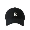 60-65 cm 63-70cm Big Head Baseball Cap Men Women Soft Top Cotton Large Size Hat R Letter Fashion 240325