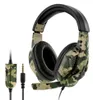 Casque de jeu filaire camouflage 35 mm, casque d'écoute avec microphone pour 3 Xbox One 360 pour jeux vidéo Switch PC9620196