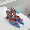 2024 Sandalias para mujer Diseñadores Zapato de vestir Talla de tacón de noche 35-42