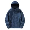 2023 Nouveau printemps hommes léger imperméable veste de pluie imperméable pour randonnée voyage avec capuche amovible coupe-vent veste haut S1bH #