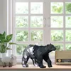 Estatuetas decorativas estatueta animal estilo geométrico abstrato resina urso escultura decoração de escritório em casa artesanato decoração mesa