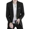 2023 NOWOŚĆ MENS Casual Business Gładka Slim Fit Formal Dress Pioneer Tape Płaszcz 240327