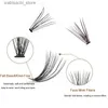 Falska ögonfransar Hollylash 10 fall/Lot Soft 10D/20D Natural Cluster Eyelash Extension Diy Gradering Enskilda fransar 3D Volymeffekt C/D Curl24327