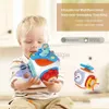 Intelligens Toys 8 i 1 upptagen kub baby leksak montessori sensory brädet resor för småbarn utbildningsinlärning pussel 24327