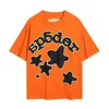 Mens camisetas Poloshirt Camisa Sp5der Spider Womens T-shirt Moda Rua Roupas Web Padrão Verão Sports Wear Designer Top Europeu S-XL agradável