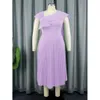 Am030535 Women's New Pleated Skirt Casual Style Comfortable Commuting Sleeveless Dress 548268