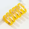 Strand 10mm Yellow Silicone Simple Mesh Bracelet With Alloy Love MOM Beads DIY Charm Bracelets For Women Men Jewelry Gift Special Offer