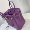 Original Birkkns Bag Live Produkt neue Tasche Farbe Gold Schnalle Togo Rindsleder Guangzhou Leder Umhängetasche Schulter