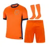 2024 Pays-Bas Memphis Soccer Jersey Holland Jong Virgil Dumfries Bergvijn Shirt Klaassen aveugle