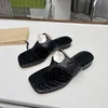 Fashionable summer women sandals casual and comfortable flip flops designer dress neutral beach flat shoes