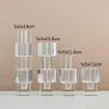 Vasos vaso de vidro de cristal bloco geométrico pilha transparente vaso de flores seção irregular organizar flores acessórios de decoração para casa