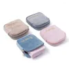 Storage Bags Flannel Makeup Bag Coin Purse Diaper Sanitary Napkin Jewelry Organizer Pouch Case Tampon Pad Packaging