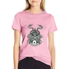 Polo da donna T-shirt Panda rossa Ronin Moda coreana Abbigliamento femminile Abbigliamento da donna per le donne