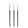 Makeup Brushes 3 st trä Ergonomiskt handtag Skönhetsverktyg SMUDDE EYESHADOW CREASH BROSE KABUKI AVERERADE Blandning