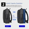 Backpack 15.6-inch/17.3-inch Laptop USB Charging Business Men's Bag Oxford Waterproof Travel Cabin Study Abroad