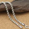 Reines Silber, 3 mm dick, Kreuz-O-Gliederkette, S925-Halskette, Pullover-Kette, Sterling-925-Silber-Schmuck, Q06043051