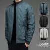 Automne Hiver Veste Hommes Épaissir Fourrure Doublée Manteaux Chauds Hommes Vêtements 2024 Nouveau Col Montant Vestes Décontractées Style Coréen Slim Fit C3LT #