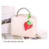 Storage Bags 1/3PCS Cute Large Strawberry Portable Shopping Travel Tote Bag Eco-friendly Folding Reusable Nylon Vegetable Fruit Handbag