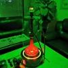 Upplyst vattenpipa led baslassljusstråle shisha basstång dekorationer ledde grön laser piedestal laser hookah glorifier stativ