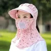 Bérets Visor Hat Couvre couvre-soleil protection coton dames fashion randonnée femme d'été Femme