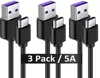 USB-Typ-C-Schnellladekabel, 3er-Pack, 5 A, PVC, sicherer Schnellladecode, USB-C-Kabel für Samsung Galaxy Note 20, 10, 9, 8, S8, S9, S10, 108548335