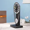 Table Clocks 1PC Vintage Chain Gear Rotating Clock Mechanical Wind Art Hands Desktop Restaurant Bar Personalized Decorative Ornaments