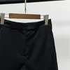 Shorts pour femmes costumes pantalons fermeture éclair solide décontracté été droit