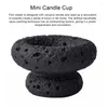 Candle Holders Artificial Hand-sprayed Holder Cup Eco-friendly Moon Surface Container Goblet Ceramic For Home Decor