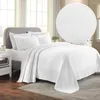 Set di biancheria da letto Copripiumino Lenzuolo in cotone premium Set da 3 pezzi Letto matrimoniale Bianco Camera da letto di casa calda