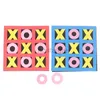 Giocattoli di intelligenza 1 PC Gioco da tavolo per il tempo libero genitore-figlio Jiugongge XO Scacchiera Divertente Sviluppo educativo intelligente Tic Tac Toe Giocattolo Regalo per bambini 24327