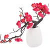 Dekorative Blumen Künstliche Pflaume Topfpflanze Vase Simulation Blüte Bonsai Gefälschte Ornament Blume Haushalt Kleine Kunststoff Mutter