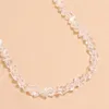 Chokers Sea Style White Color Crystal Spar Geometric Transparent Beading Choker Necklace For Women Girl Party Vacation Jewelry Drop De Otpvt