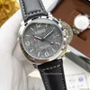 Mens Mechanical Watch 현지 Goodspanerrais Classic Men의 캐주얼 비즈니스 시계 패션 LMA 브랜드 이탈리아 스포츠 손목 시계 D9QV