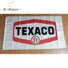 Acessórios Bandeira de óleo de gás Texaco 60 * 90 cm (2x3 pés) 90 * 150 cm (3x5 pés) Tamanho Decorações de Natal para casa e jardim