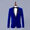 Weinrot Slim Fit Schalkragen Veet Anzug Männer Party Hochzeit Smoking Anzüge Männer 2 Stück Anzug Jacke + Hosen Männer Terno Masculino Q3rf #