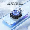 Koelers Telefoon Magnetische Radiator ABS Game Cooler Systeem Type C Opladen Snelle koelventilator Voor Iphone 14 Xiaomi Black Shark Universal 2023