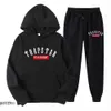 Tracksuis de survêtement masculin Tournure de survêtement Hooded 2 pièces Set Sweat-shirt Sweat-shirt Sweatwear Jogging Jogging Tenfit Trapstar Man Tissu