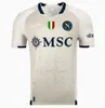 23 24 24 Maglia Napoli Soccer Jerseys 2023 2024 Neapol Kid Kit Kit Football Shirt Kvaratskhelia Simeone Osimhen Pre Match Halloween Everywhere Limited Edition The Grey