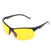 Okulary przeciwsłoneczne antylśnieniowe okulary noktowizyjne do jazdy na rowerze na rowerze Ochrona na zewnątrz UNISEX UV400 Żółty obiektyw sportowy gogle