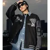 American Retro Baseball Uniforme Veste Hommes et femmes 2023 Street Flocage Broderie Casual Couple Veste Vintage Y2K Vêtements d2FB #