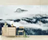 Wallpapers Misty Forest Wallpaper Murals Paper Roll 3D Art Painting Canvas Papel Pintado Foggy Forests Mural Contact