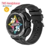 Wristbands 2023 New Smart Watch Tws Headphones 2 In 1 Local Music Player Men Heart Rate Blood Pressure Health Sports Tracker BT Call Watch