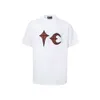 Thug Club s nya lapptäcke broderad kortärmad grundläggande mångsidig koreansk stil nisch fast färg t -shirt trend