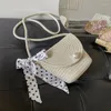 Evening Bags Bag Women's Weaving Pearl Shop Melody 2024 Scarf Bucket Summer Net Red Teng