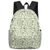 Backpack Flower Silhouette Rose Student School Torby Laptop Niestandardowe dla mężczyzn kobiety Kobieta podróż Mochila